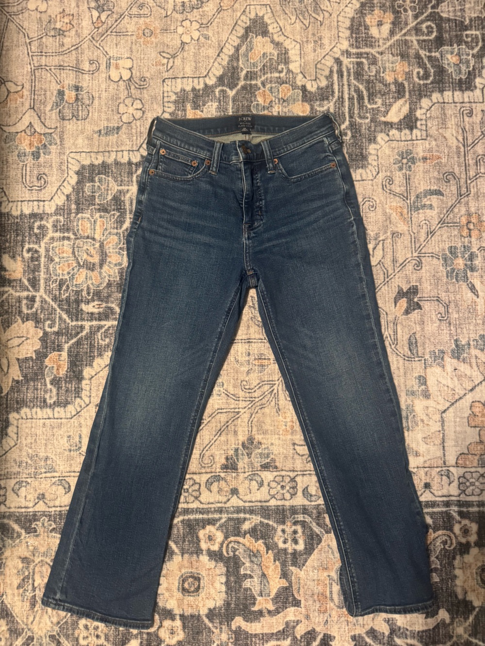 J.Crew Mid Rise Flare Core
